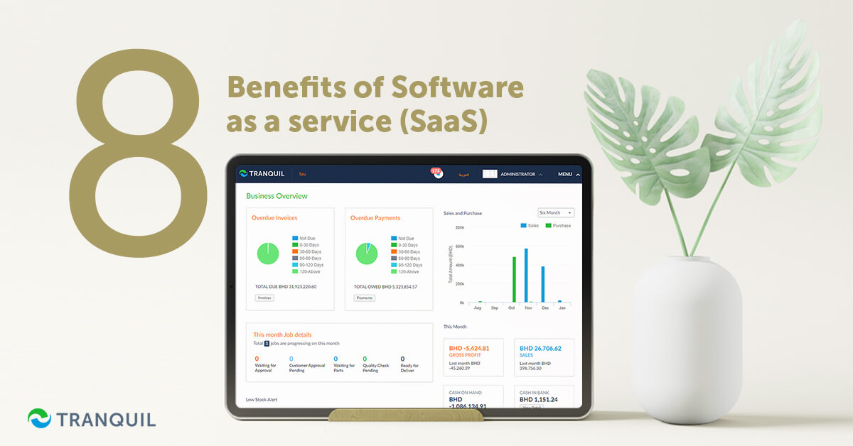 8 Benefits of Software as a service