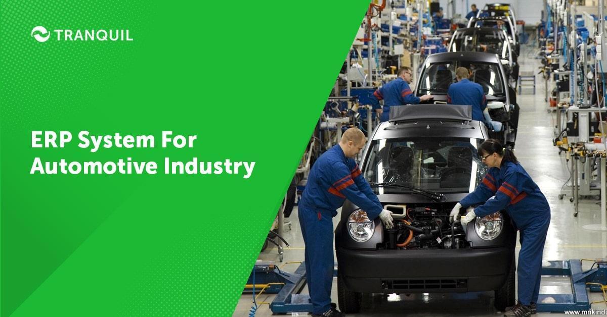 ERP system for automotive industry
