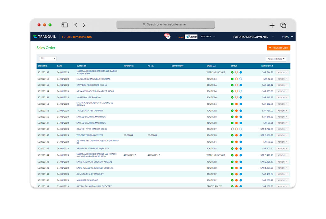  Manage Sales Orders