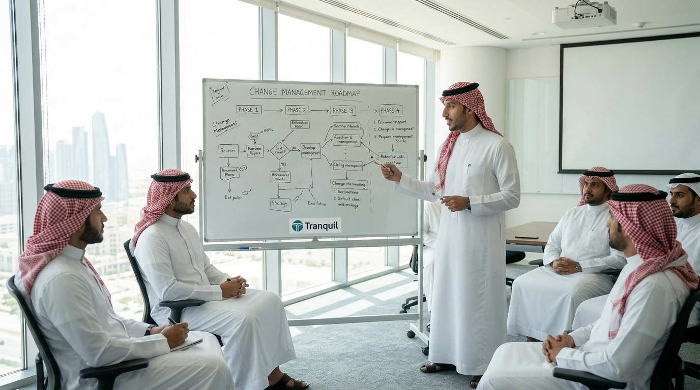 إدارة التغيير وضمان تبنّي ERP بنجاح: لماذا تفشل 70% من المشاريع وكيف تنجح أنت؟ إدارة التغيير وضمان تبنّي ERP بنجاح: لماذا تفشل 70% من المشاريع وكيف تنجح أنت؟