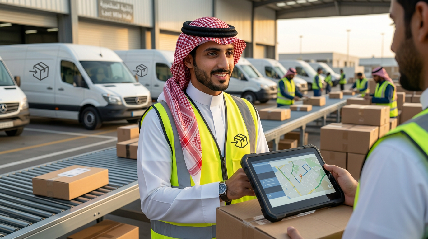 إدارة التوصيل الأخير وأسطول التوزيع في السعودية عبر ERP
